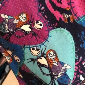 Lularoe TC Jack and Sally Leggings Rare